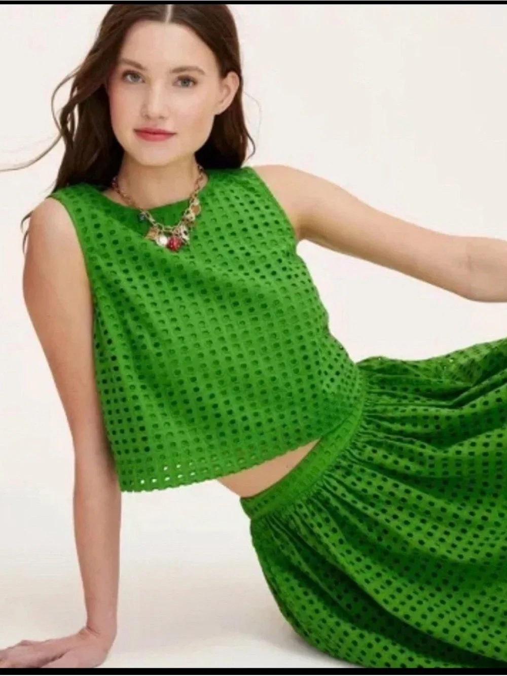 kate spade green eyelet